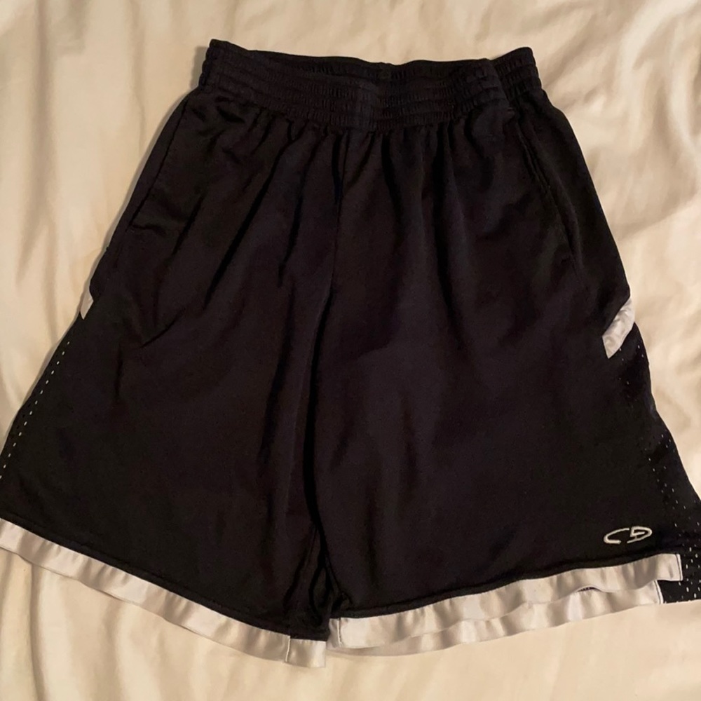 Black basketball shorts
